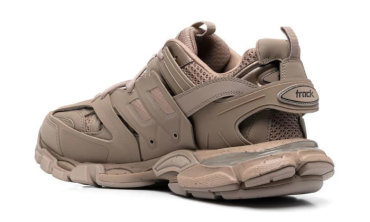 Track lace-up sneakers