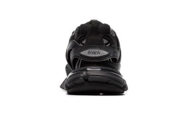 Black track sneakers